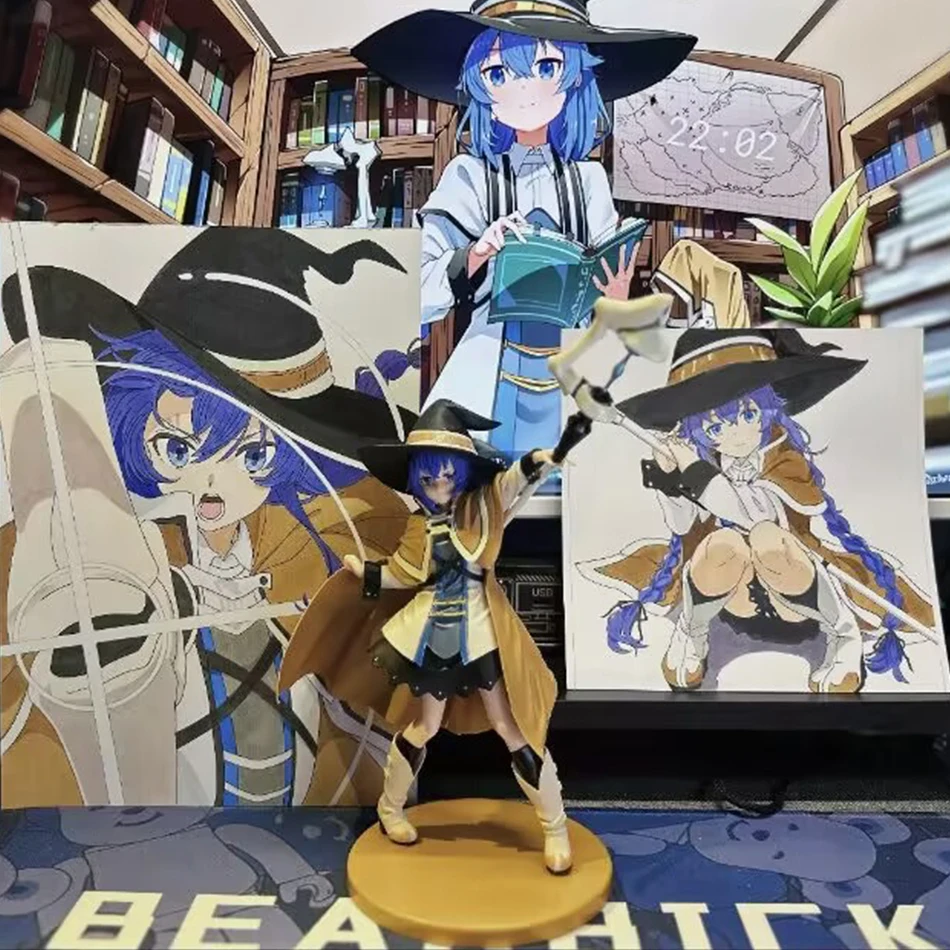 ‌ Original Taito Anime Mushoku Tensei: Reencarnación sin empleo ‌ Lindo mago Roxy PVC figura de acción modelo regalos juguete coleccionable