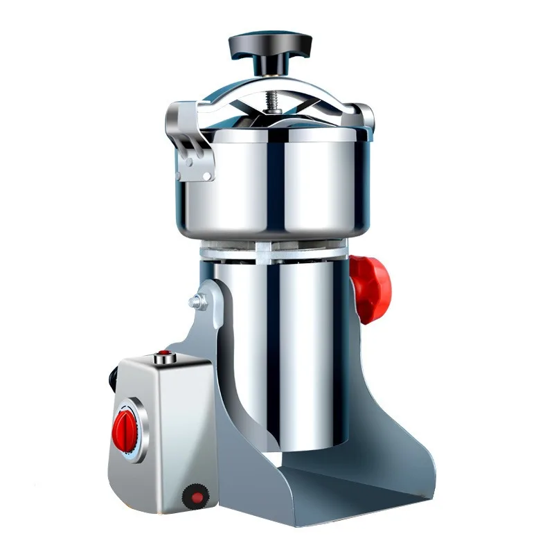 Press cap mill, all-copper motor, household grain pulverizer, Chinese herbal medicine pulverizer 700g