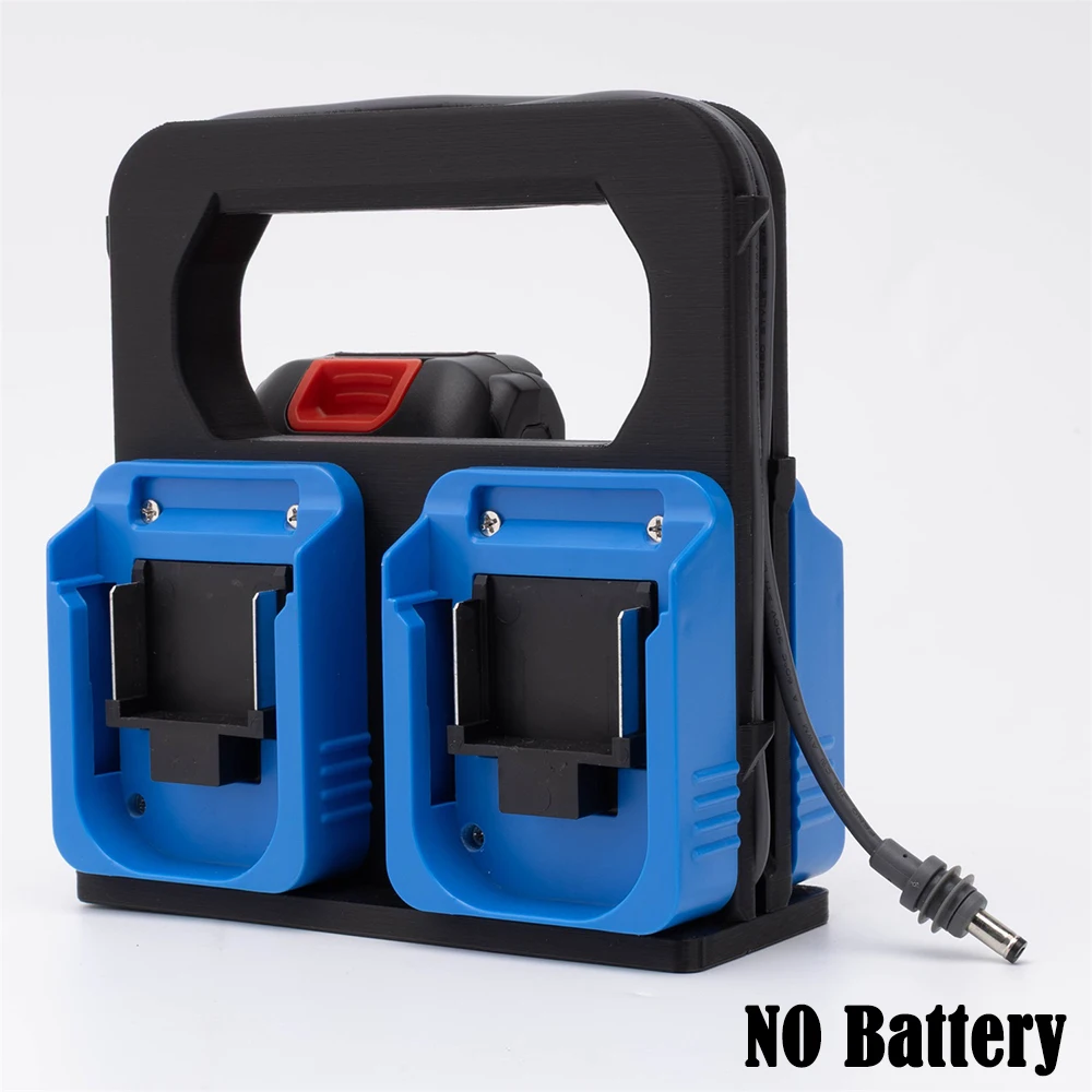 4 Slot Adapter Port for Makita 18V LXT Lithium Battery to for Starlink Mini Caddy Carrying Case Battery Holder Expander Basket