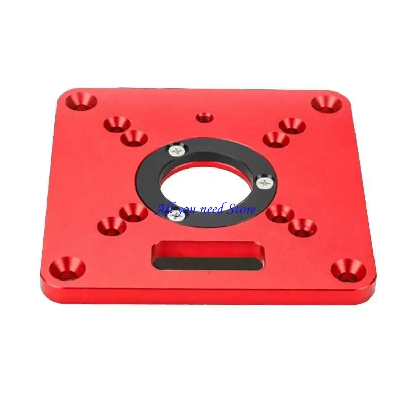 

K9FB Aluminum Router Table Plate for Woodworking Router Table Insert Plate Trimming