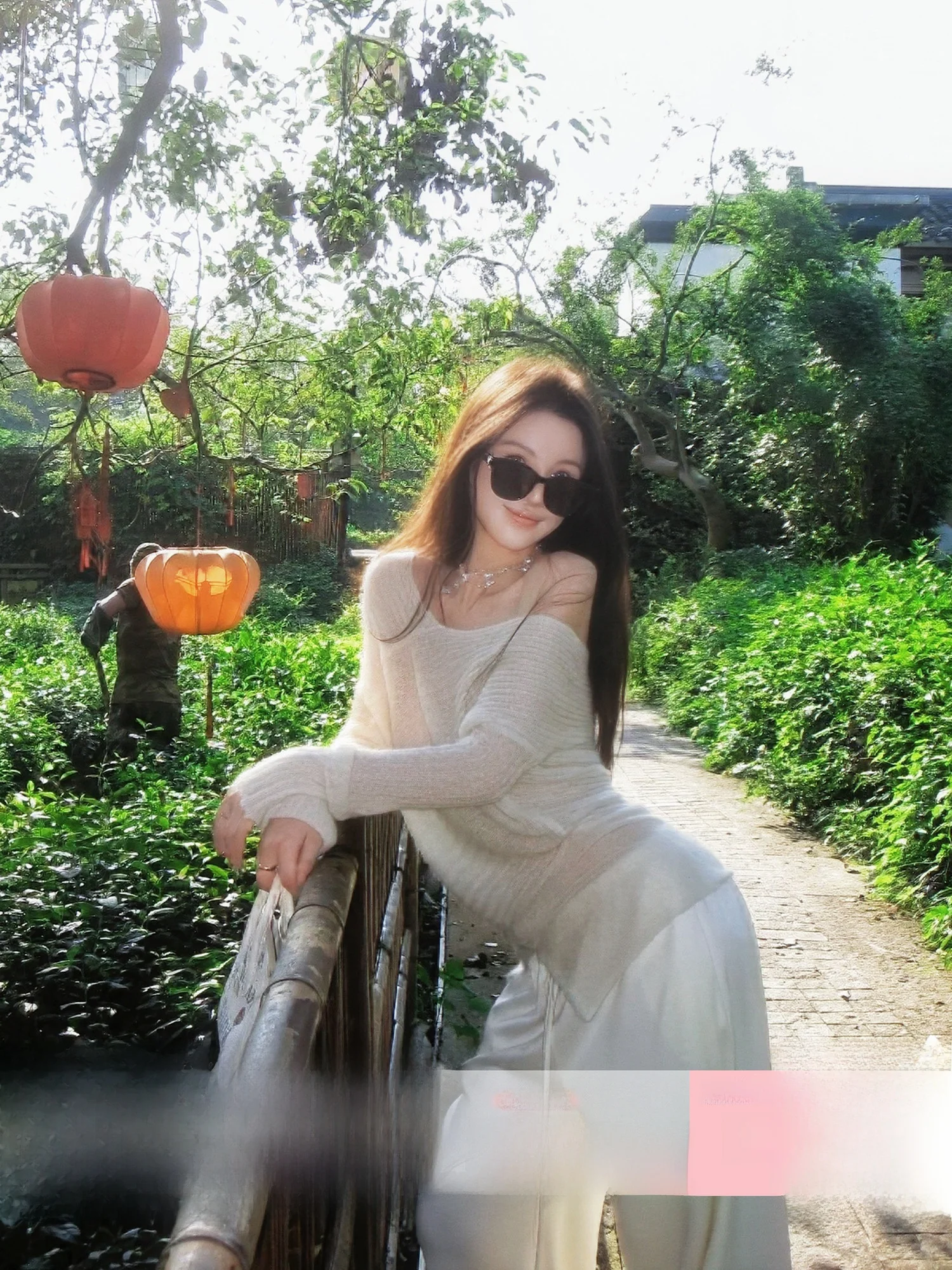 

MOSS STUDIO French Sle Knitted Long Sve Women's Top Lazy Sle Asymmetrical Hemline Soft Wool And Camere Blend Comfort...