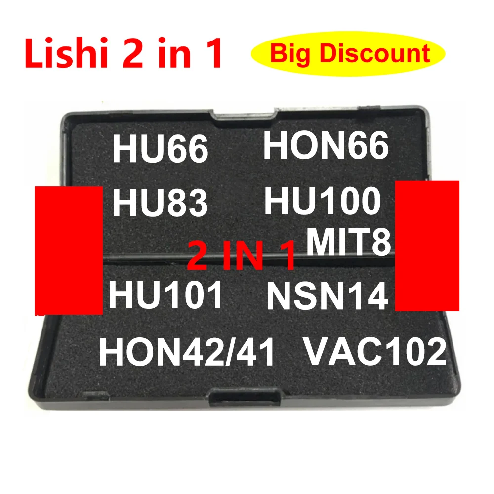 

Lishi HU66 v.3 Decoder 2 in 1 Lishi tool HU66 HU83v.3 HU100v.3 HU101 HON66 VAV102 HON42/41 MIT8
