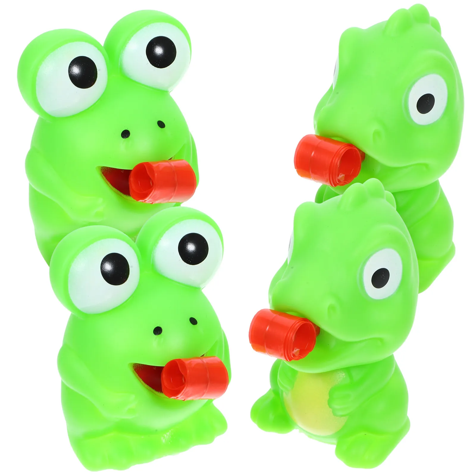 

4Pcs Cartoon Frog Dinosaur Relief Fidget Squeeze Sticking Out Tongue Stress Decompression Party Classroom Hand Sensory