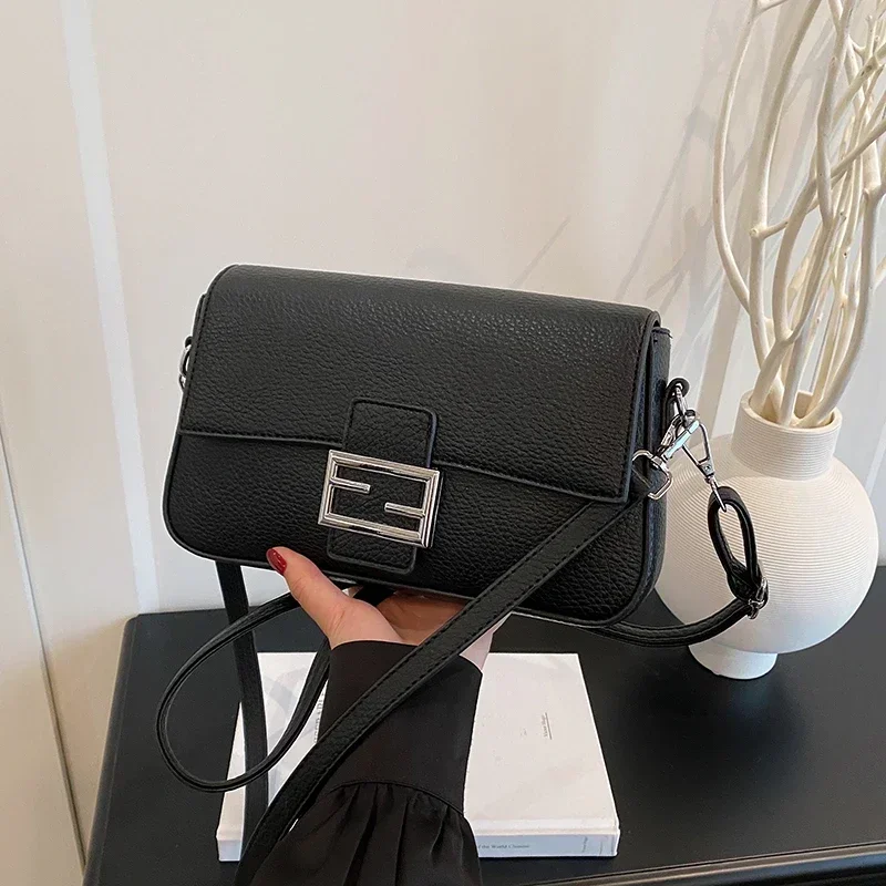 

Premium Women's Crossbody Bag Designer Leather Shoulder Handbag Elegant Tote Ladies Luxury Brand Fashion Purse