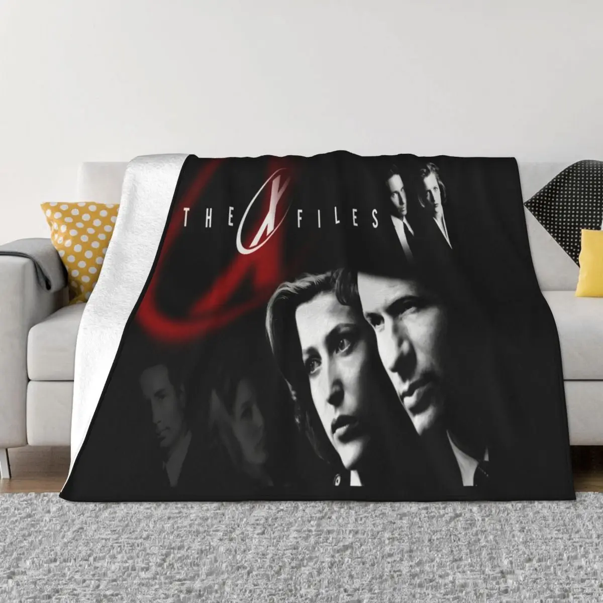 

X Files Poster V9 Black S 3Xl Cartoon Character Loose Brand New 2021 Latest Cheap Price Streetwear Novelty Throw Blanket