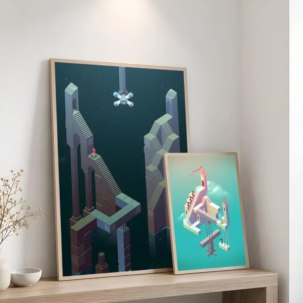 Game Of M-Monument Valley Poster Home Artwork For Living Room Bedroom Office Dorm Apartment Gift