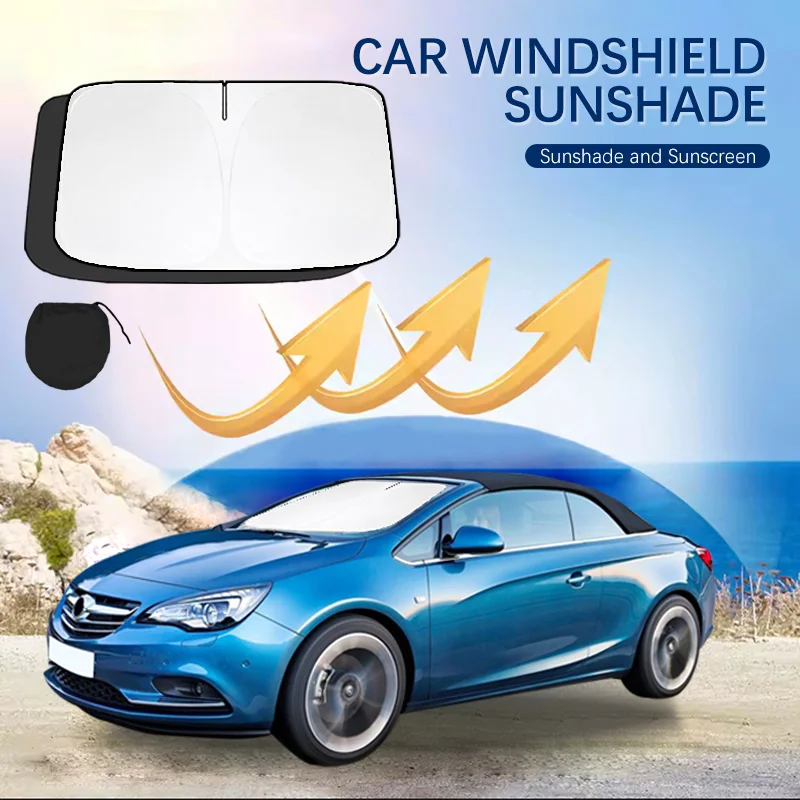 

Car Visor Sunscreen Window Sun Shade Blocks Parasol Coche UV Rays Driver Protection For Opel Cascada Vauxhall Insignia