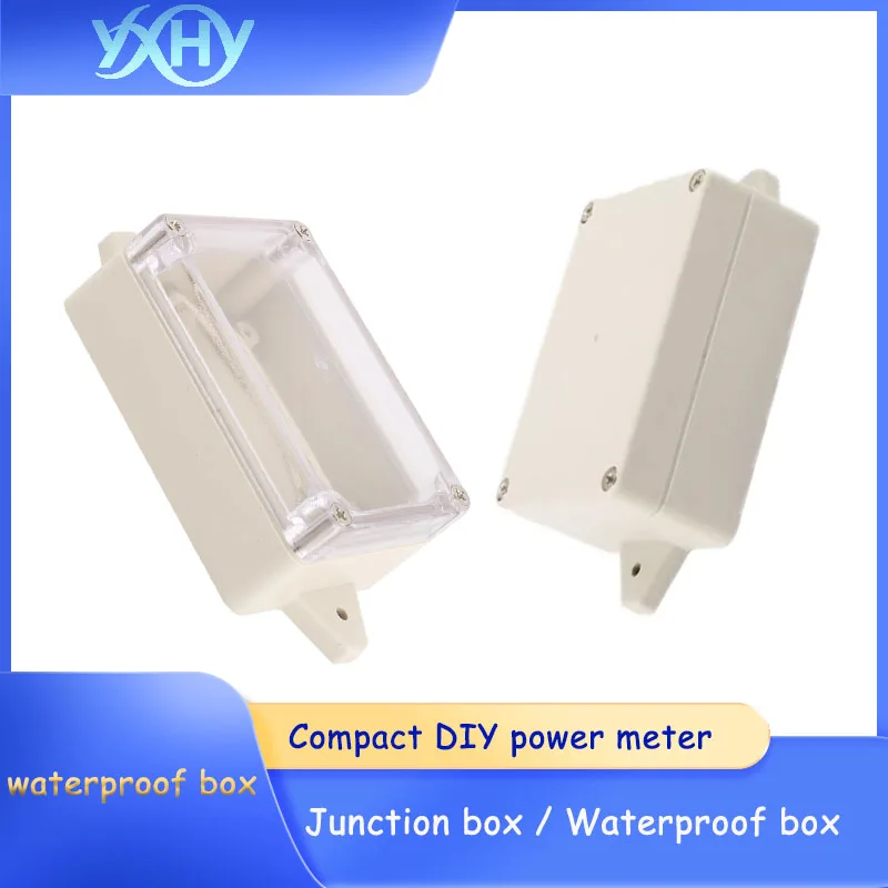 

Instrument housing - Small DIY power meter - Plastic housing - Junction box - Waterproof box - 85*58*33mm with cover