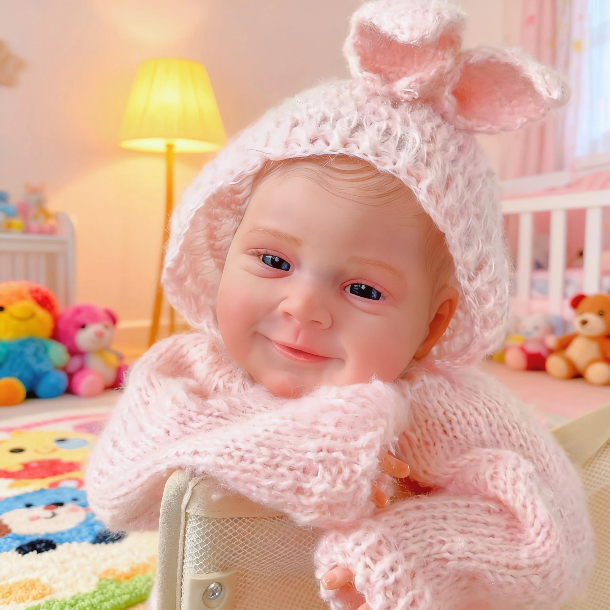 NPK 19 pollici realistico corpo morbido Bebe Doll edizione limitata Reborn neonato realistico bambola da collezione giocattolo