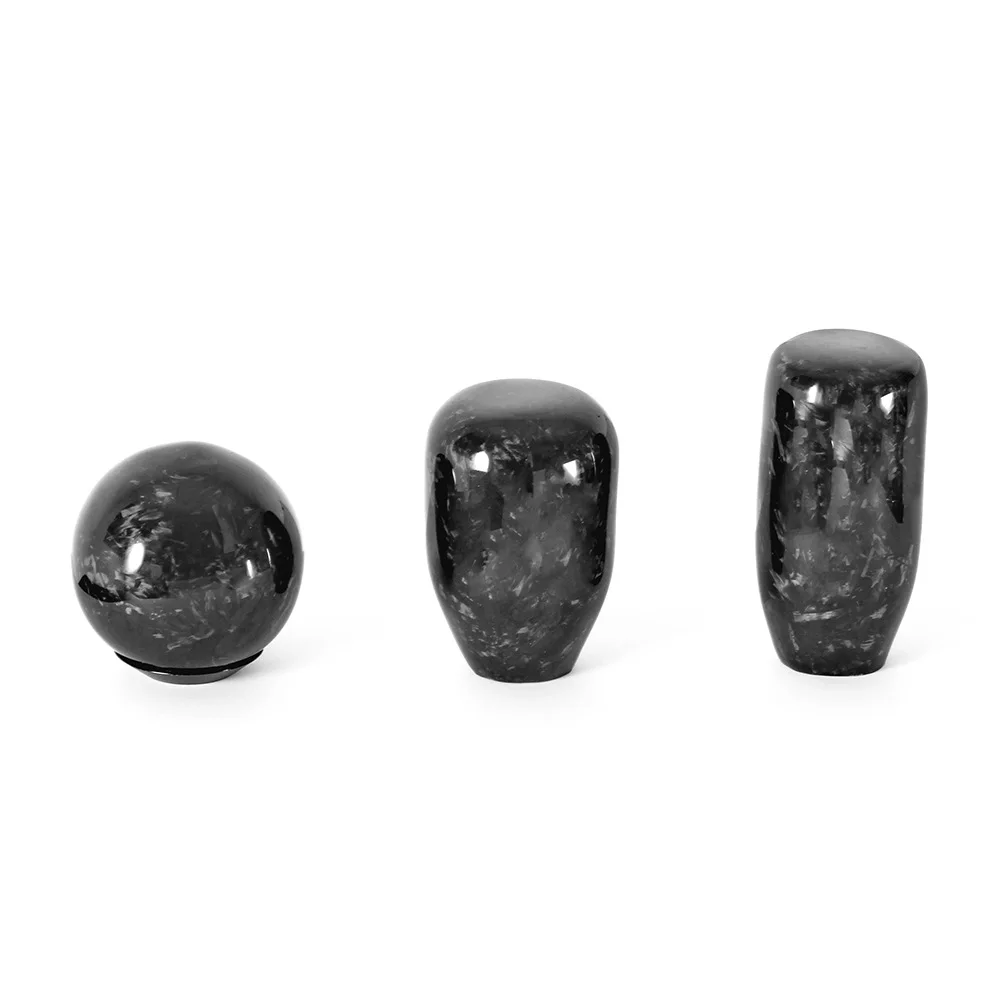 Irregular Forged Carbon Fiber Gear Head Universal Gear Shift Handle Wave Stick Head Automotive Modification Shift Knob