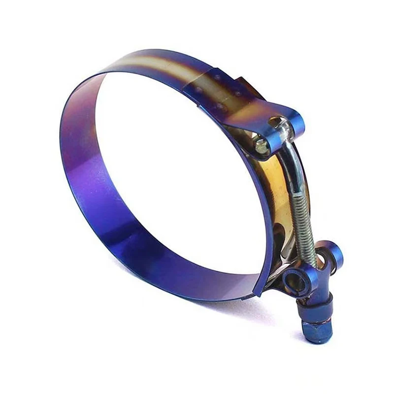 Verstellbarer Rohrbefestigungsclip Universelle Schlauchklemme Titanblau 40mm bis 97mm Schlauchklemmen-Set Edelstahl 1,57" bis 3,81" – Detail 9