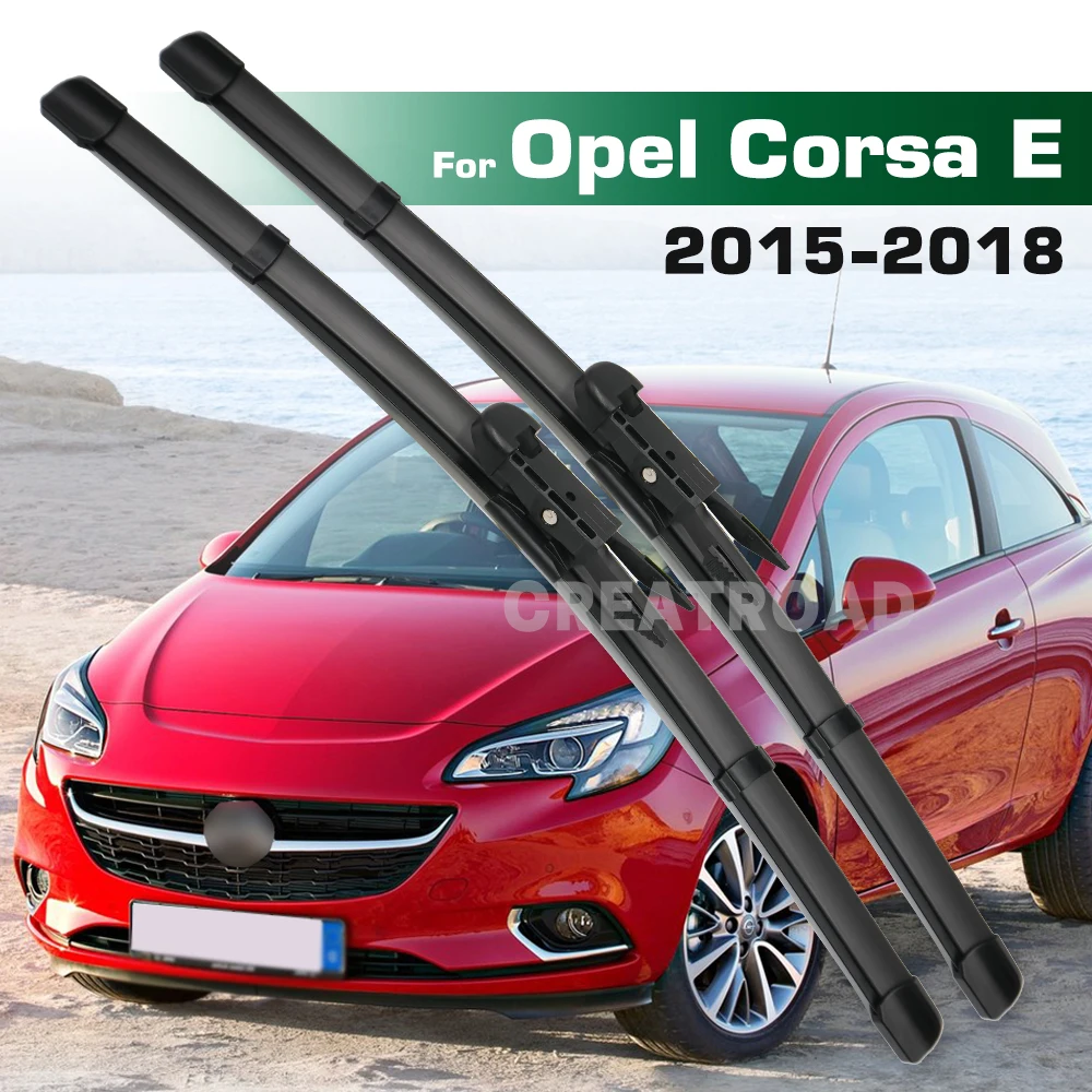 Greatroad For Opel Corsa E 2015-2018 Window Brush 26"+15" 2016 Wiper 2017 Windshield Windscreen Front Wiper Blades