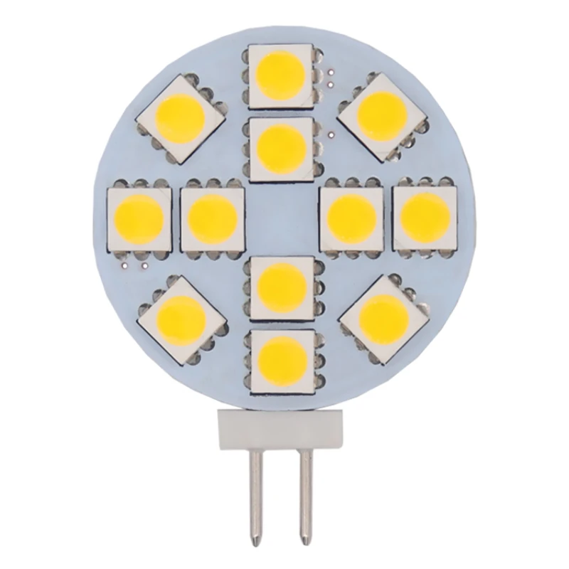 

High Quality G4 LED Lamp DC10-30V 12V 24V 2.3W 12LED 5050SMD Under Cabinet Lights RV Yatch Marine Bulb Lighitng 1pc/lot