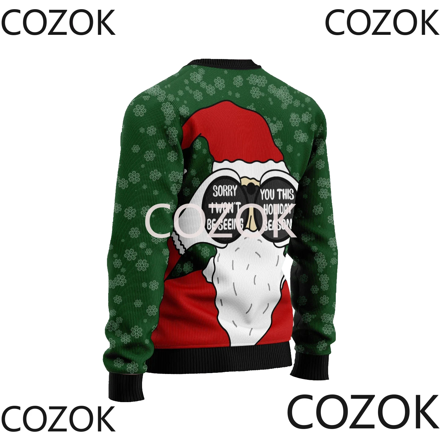 Santa Christmas Sweater 3d Printed Sweatshirts for Men and Women Pullovers Harajuku Unisex Tops