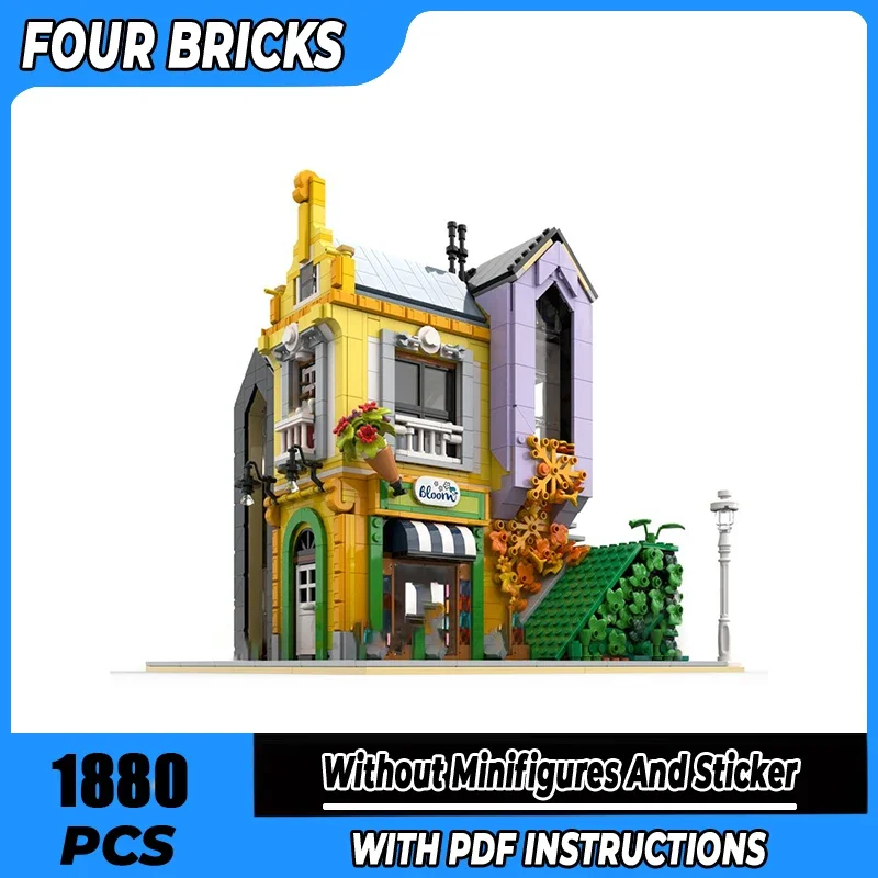 

Строительные блоки Moc Unity Townhouse, технология, модульные кирпичи, модель подарков, рождественские игрушки, наборы «сделай сам», сборка