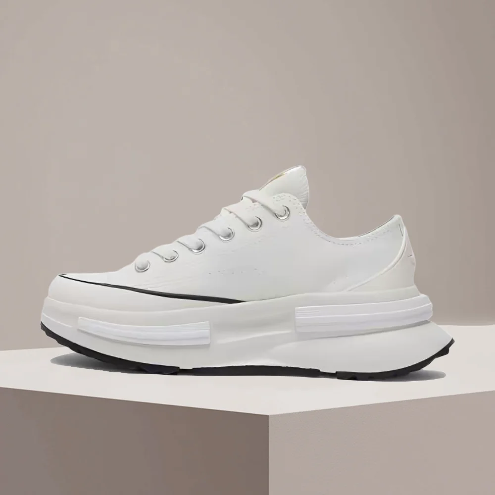 Converse RunStar Legacy CX Low-Top Canvas Sneakers–White/Black,Round-Toe Casual Style,Non-Slip Outsole&Durable Unisex A11490C