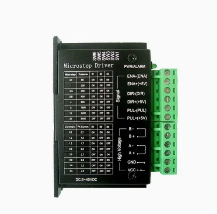 Imagem -03 - Stepper Motor Driver Controller Nova Versão Atualizada do The 42 57 86 4.0a 942vdc Ttl 16-step Cnc Tb6600