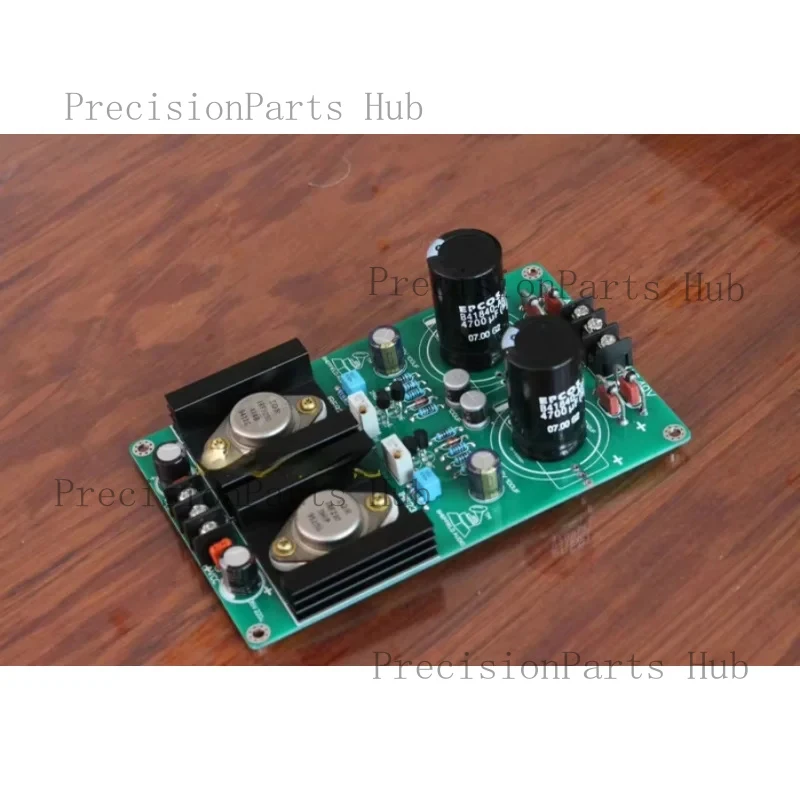 Trumpet Flower Gold-Sealed Adjustment Tube Output Watian Front-Stage Linear High-Voltage Stabilized Power Supply Finished Board