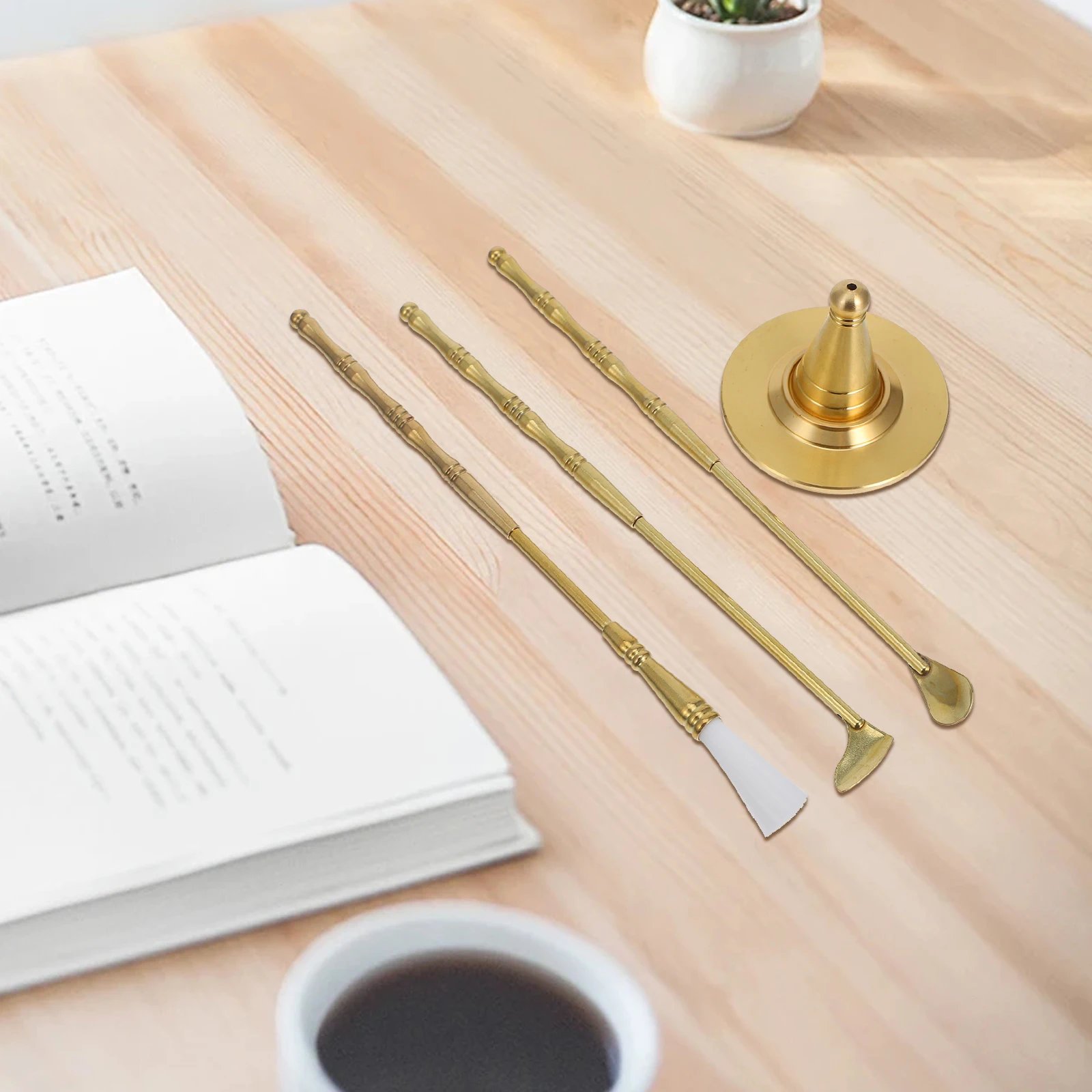 

Incense Making Kit Copper Mold Set Powder Burner Tools DIY Spoons Shovel Hair Brush Comprehensive Supplies Craftsmanship