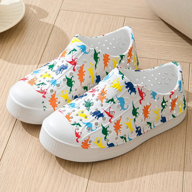New Toddler Children Sandals Casual Breathable Water Shoes Kids Clogs Boys Girls Soft Sole Beach Sandals Beach Non Slip Durable