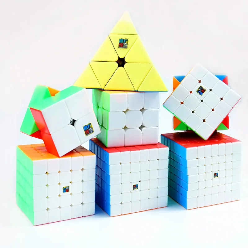 Moyu Meilong Series Magic Cube MFJS Specjalny kształt Meilong 2x2 3x3 4x4 5x5 Puzzle Zabawki dla dzieci Prezent Pyraminx Skewb Cubo Magico