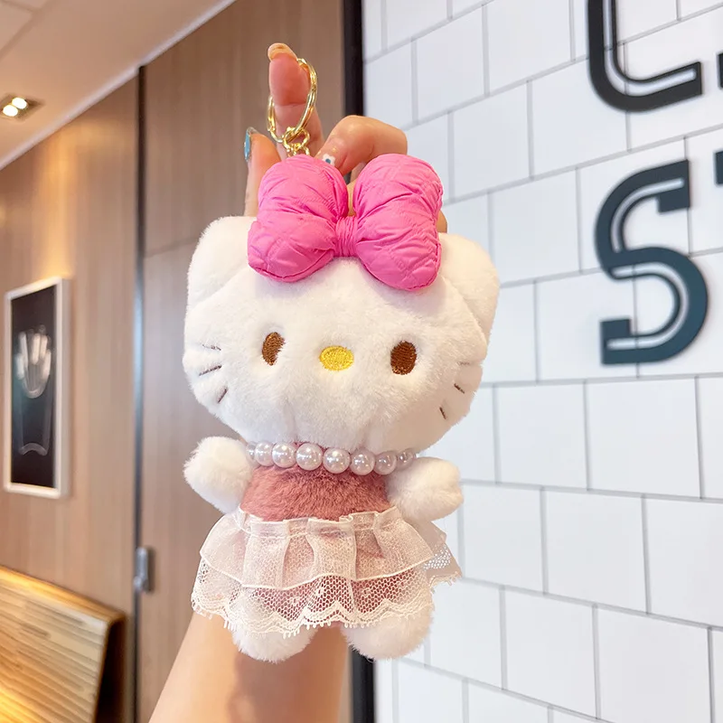 헬로 키티 가방 펜던트 키 펜던트 휴대폰 체인 카메라 펜던트 귀여운 장식 선물 산리오 만화 애니메이션 펜던트