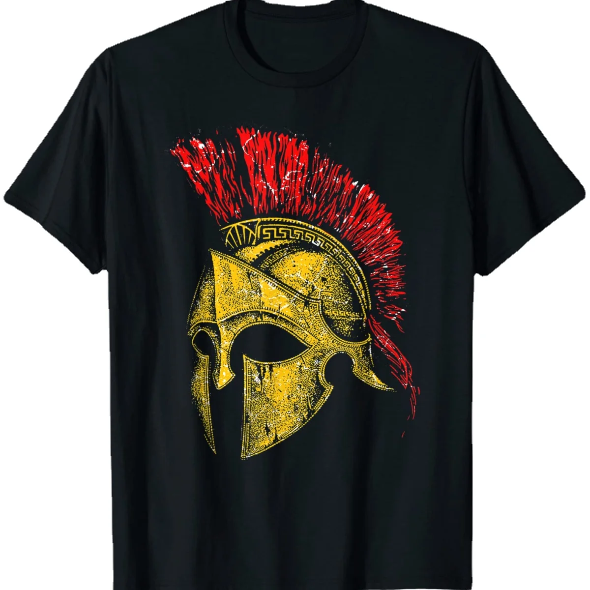 Roman Empire Greek Warrior Helmet Ancient Rome Greece T-Shirt Short Sleeve Casual Cotton Summer Men Shirts