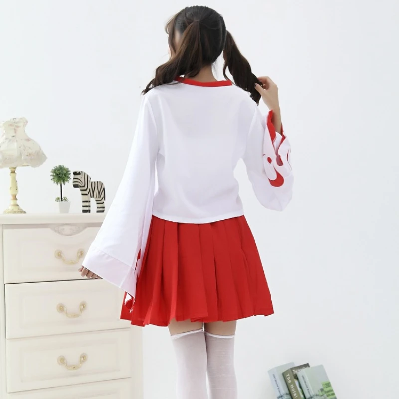 Woman Japanese Kimono Cosplay Anime Maid Costumes Sweet Shirt Skirt Adult Club Stage Outfit Bar Party Game Set Women's Clothes