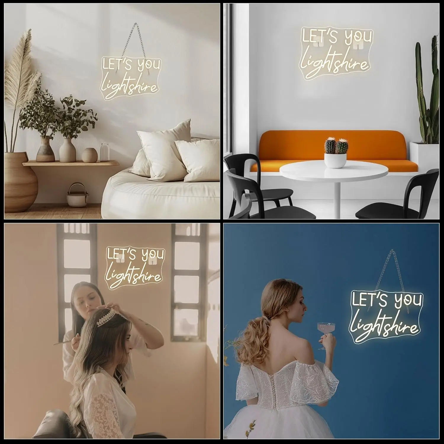 دع ضوءك يلمع علامة النيون ضوء النيون المسيحي لديكور الحائط غرفة نوم الزفاف الدينية يسوع غرفة الصلاة الديكور الهدايا #4