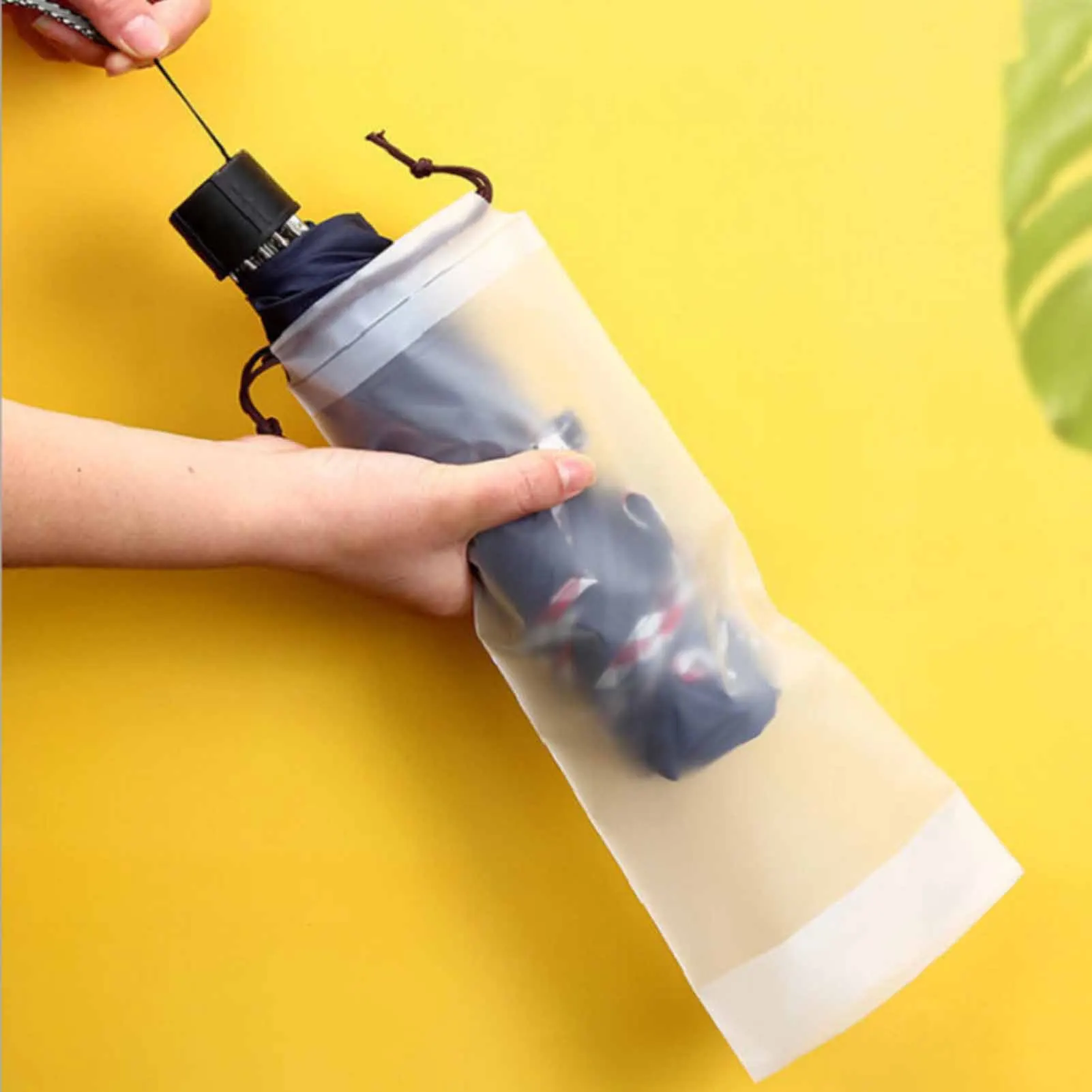 

5pcs Waterproof Storage Bag Portable Zippered Pocket For Umbrella Parasol Sunglasses Household Multifunction Organizer Bags