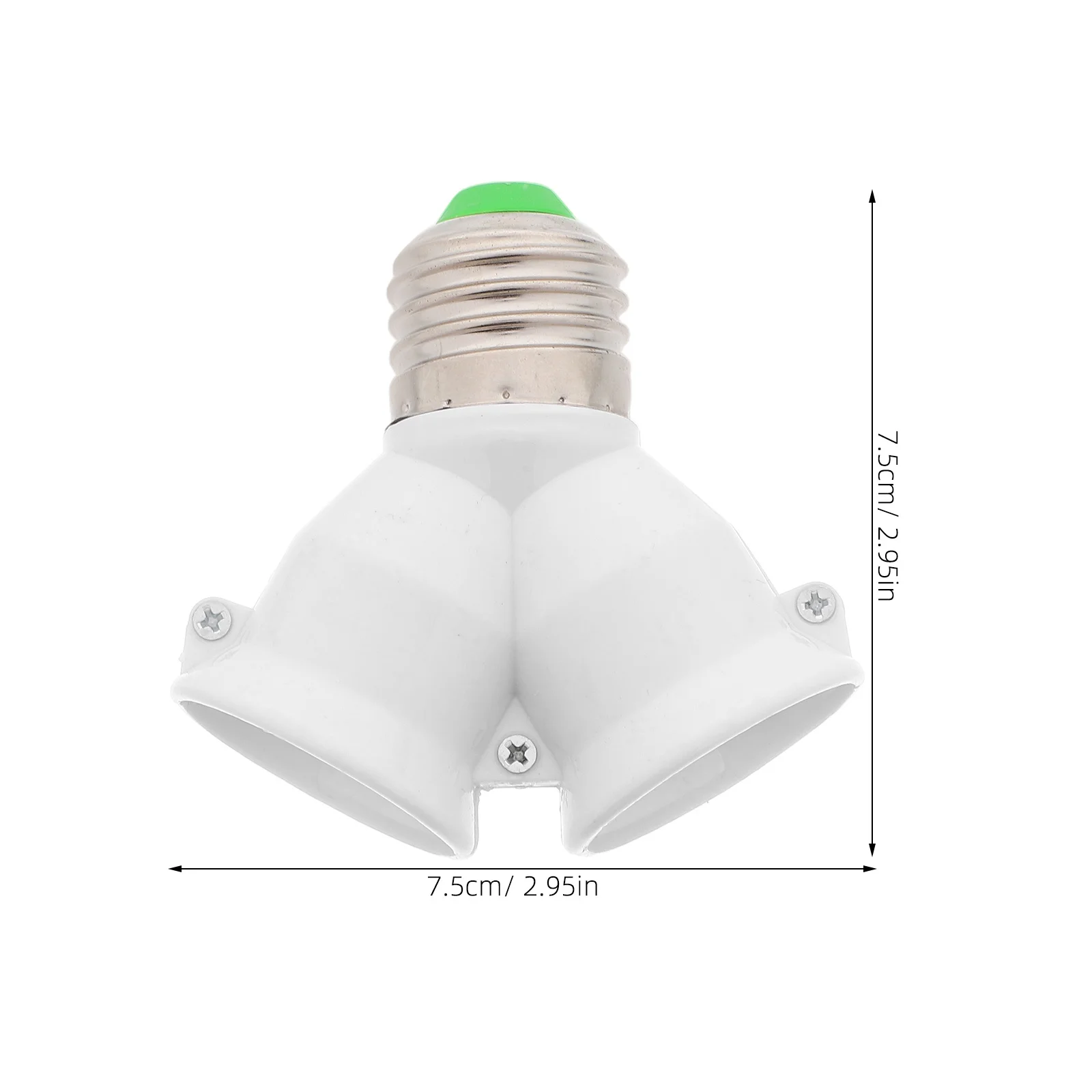 4 قطعة E27 المزدوج رئيس تركيب المصابيح محول مأخذ التوصيل حامل مصباح قاعدة محول دائم سهلة الإعداد لمشاريع DIY المنزلية #3