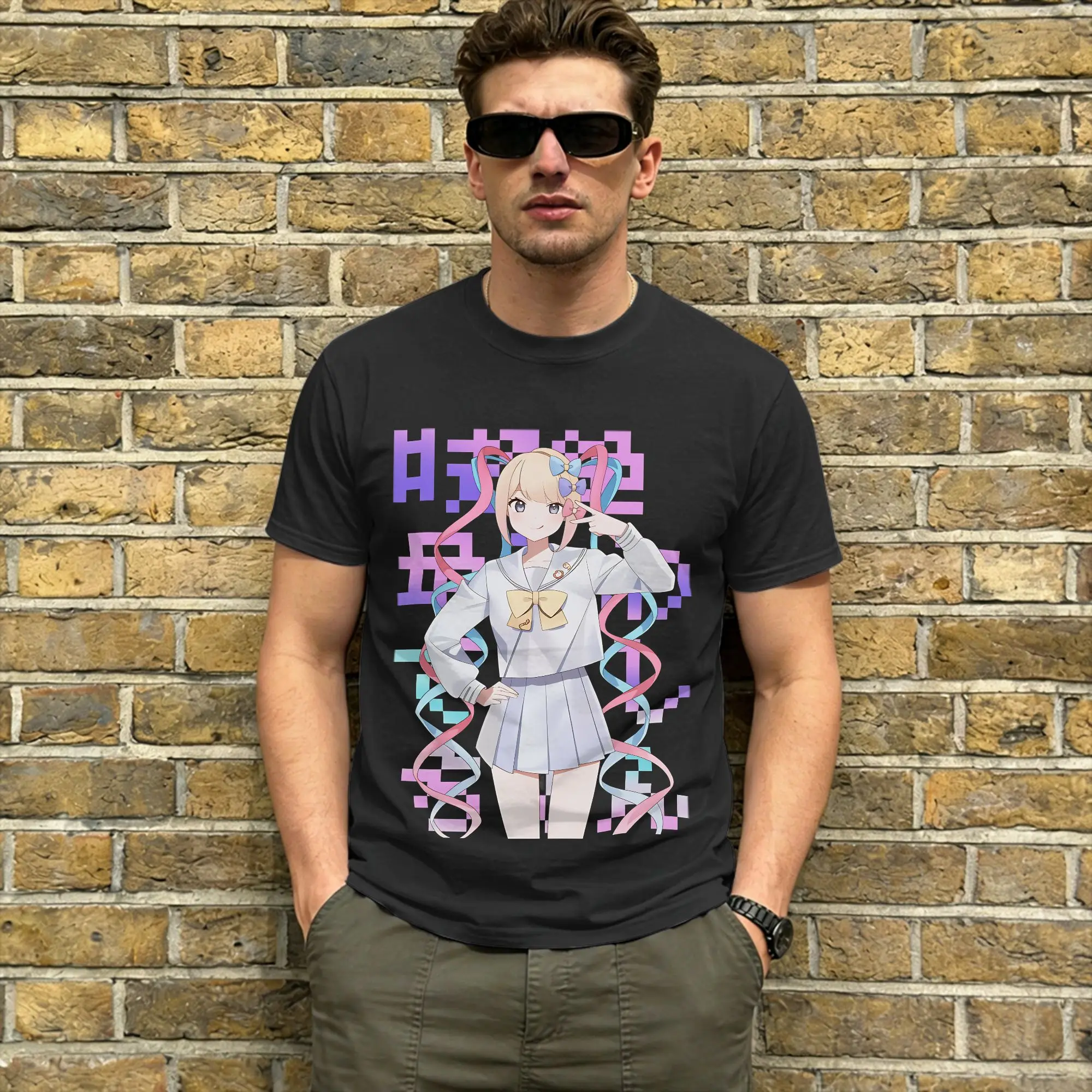 Needy Streamer Overload T Shirt Summer Video Game Fashion T Shirts Men's Cotton O Neck Plus Size 5XL Clothes Short Sleeves