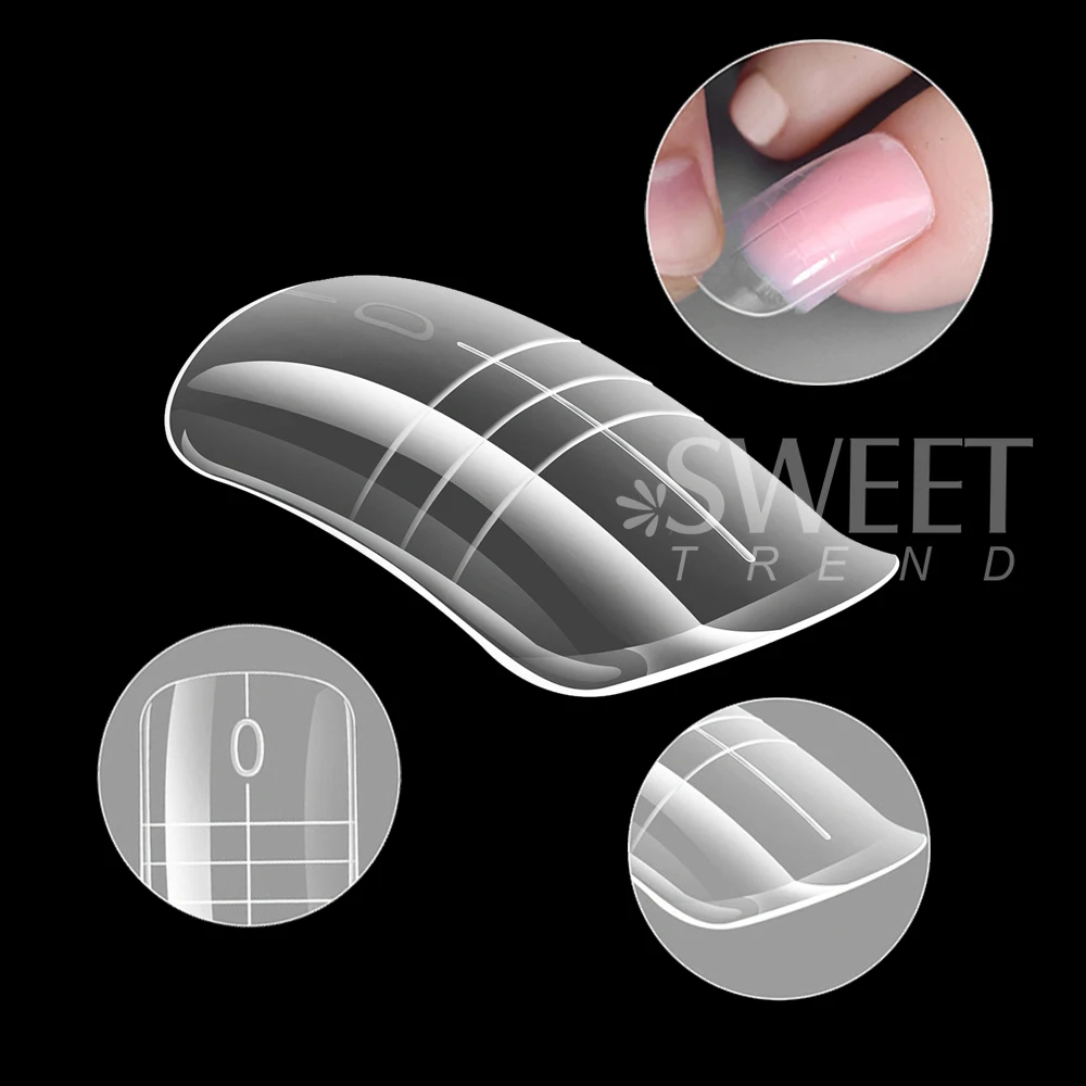 120/150枚入り/箱 デュアルシステム ネイルフォームセット アクリルエクステンション 付け爪 ネイルチップ 足爪用トップフォーム ジェルネイルビルディングモールドツール