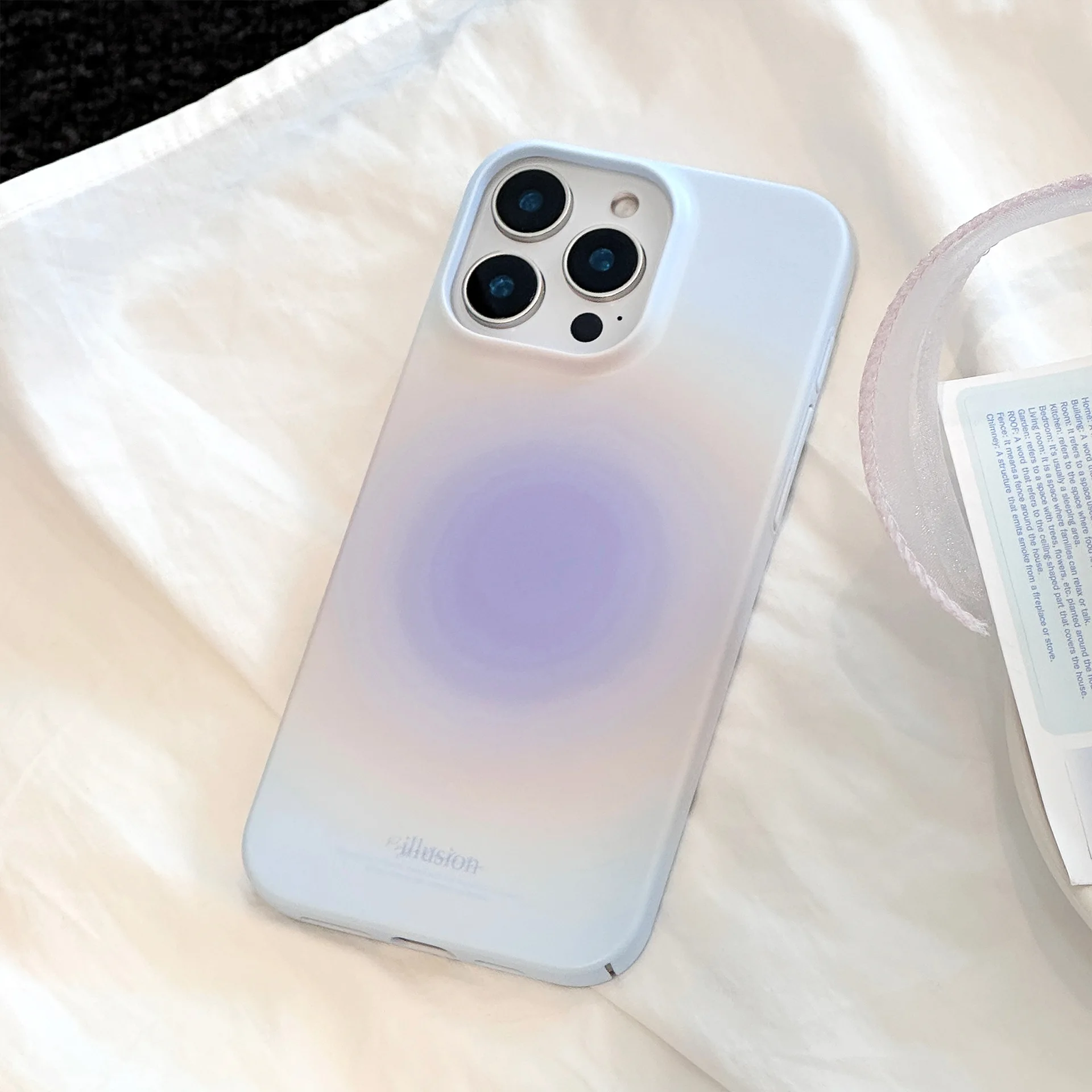 Für iPhone 17promax 16 15 14 13 Hülle, Farbverlauf, matte, weiche TPU-Abdeckung, einfache Schutzhülle im koreanischen Stil