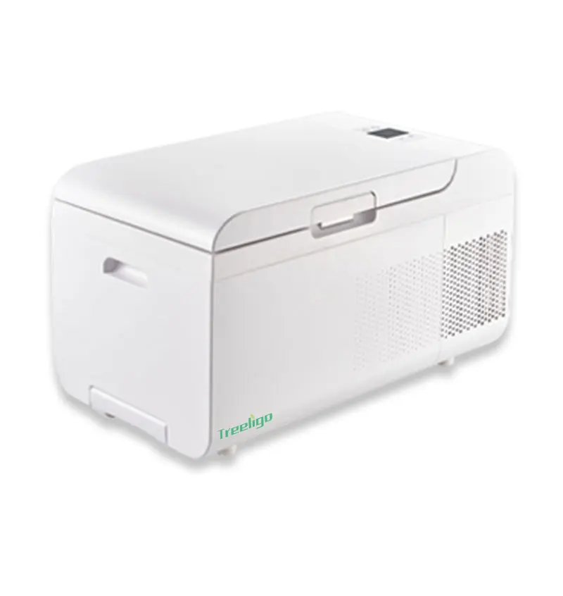 20L Portable Car And Home Compressor Car Refrigerator For DC12V 24V White Power ABS Cooling Temperature Origin