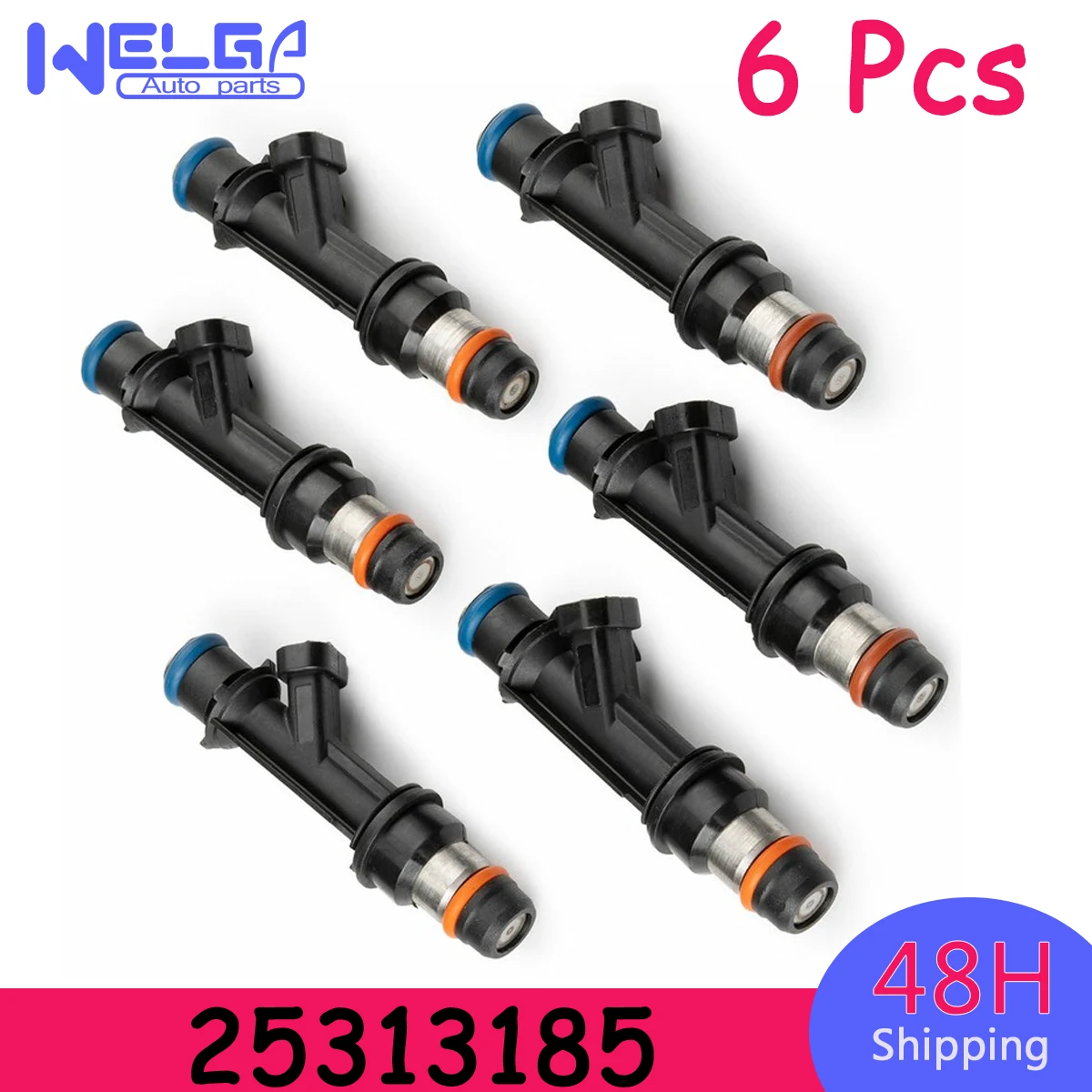 

Car Accessories ​6PCS Fuel Injectors 25313185 832-11178 12569573 FJ319 25317671 4G1661 M883 For Buick Rainer 4.2L Chevrolet GMC
