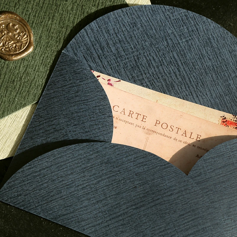 5pcs/lot Retro European Envelope Antique Vintage Gift Wrap DIY Greeting Card Cover Giftbox Message Card Invitations Business