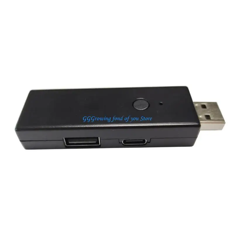 

H9EB Keyboard Mouse Converter Gamepad Connector Compatible for Game Console Portable Bluetoothcompatible Receiver USB Adapter