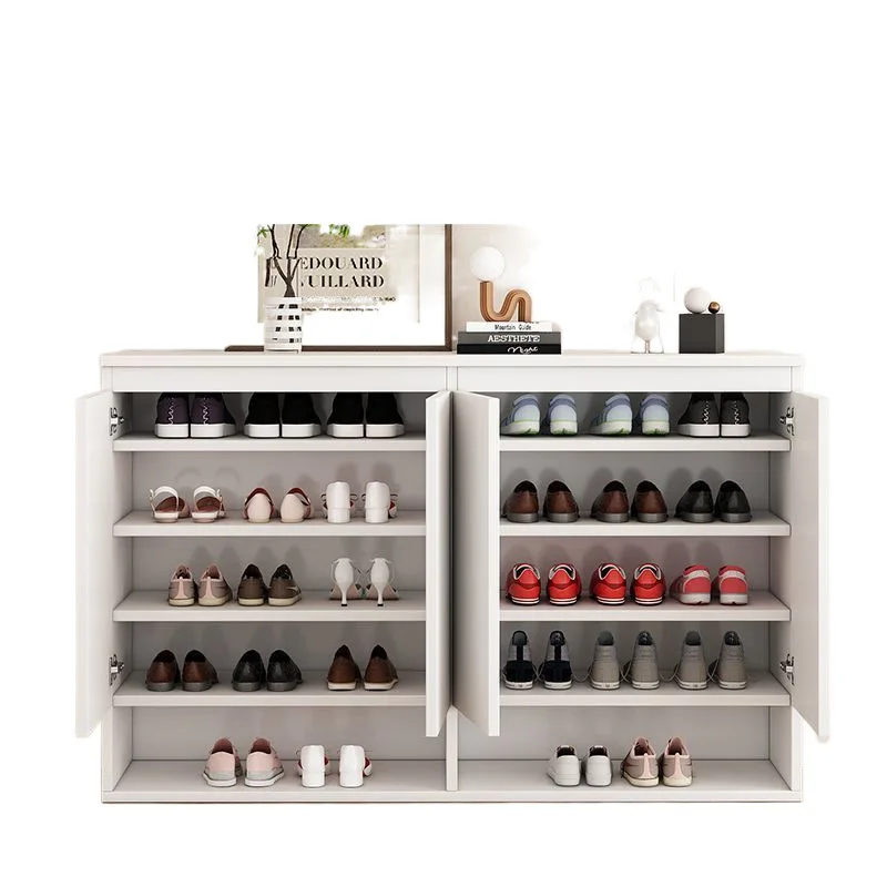 

Solid wood shoe cabinet, large-capacity locker, household multi-layer