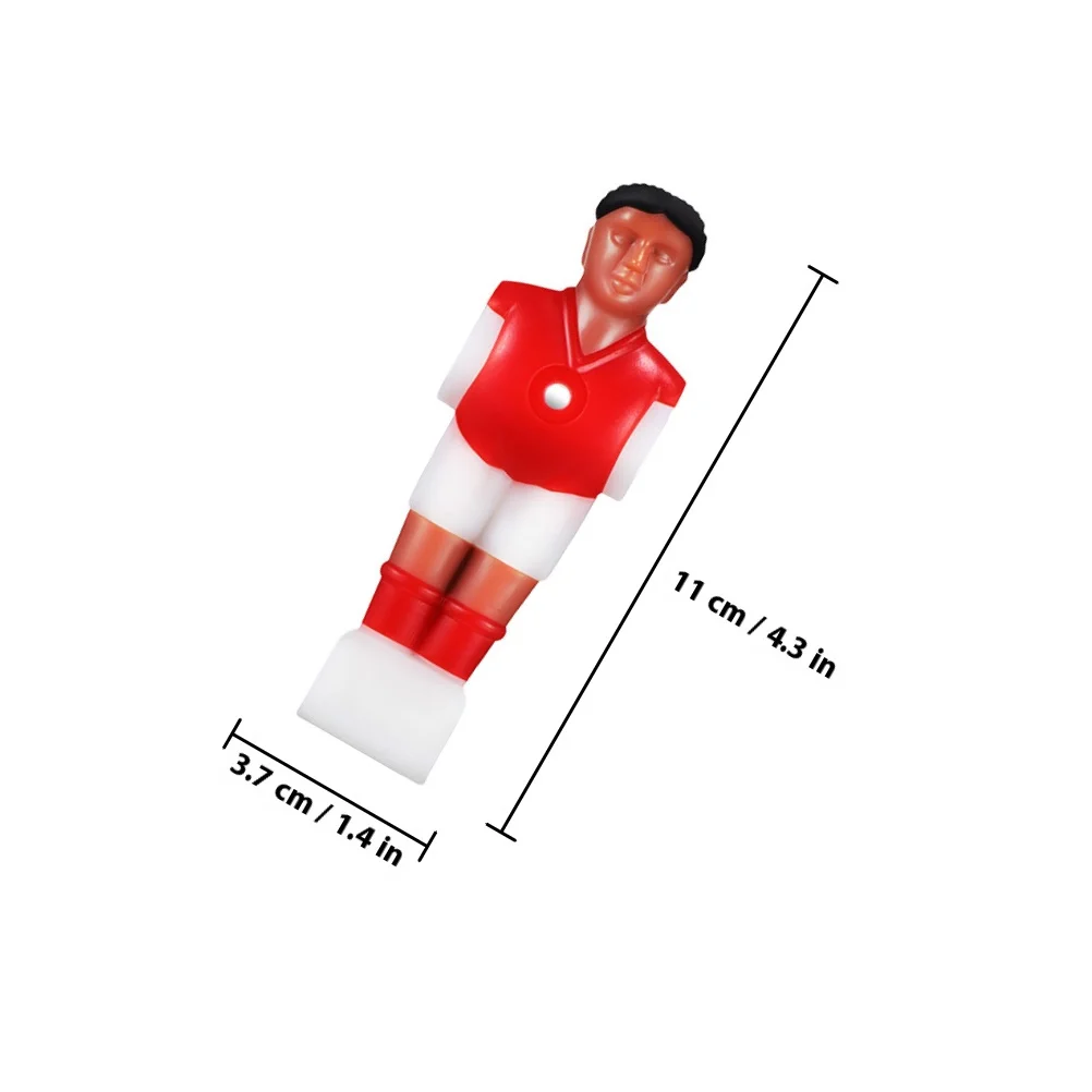 12 قطعة من ألعاب كرة القدم المصممة بشكل جيد، شخصيات متينة لطاولة كرة القدم، بدائل لعبة كرة القدم