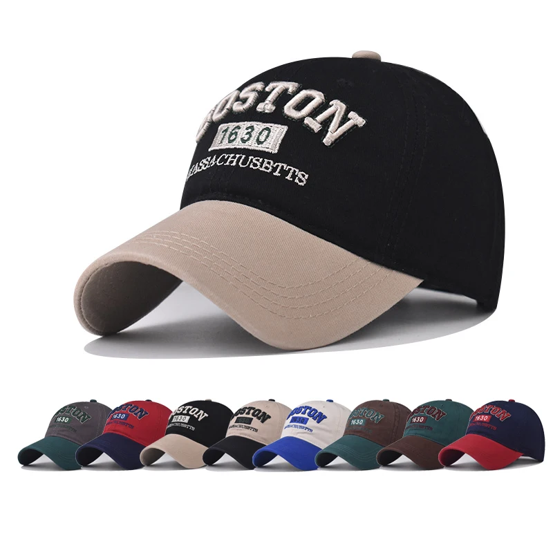 قبعة بيسبول بوسطن 1630 حرف نمط اللون الربط Snapback قبعة قبعة الشمس الخريف قبعة بيسبول الهيب هوب المجهزة قبعة