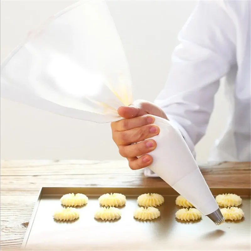

6 sizes 100% Cotton Reusable Cream Pastry Icing Bag Baking Cooking Cake Tools Piping Bag Kitchen Accessories Eco-Friendly Dough