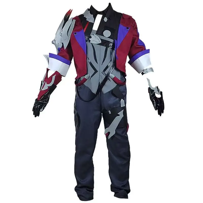 

Sampo Koski Cosplay Costume Wig Honkai Star Rail Game Uniform Underworld Belobog Wildfire Mercenary Halloween Men Women