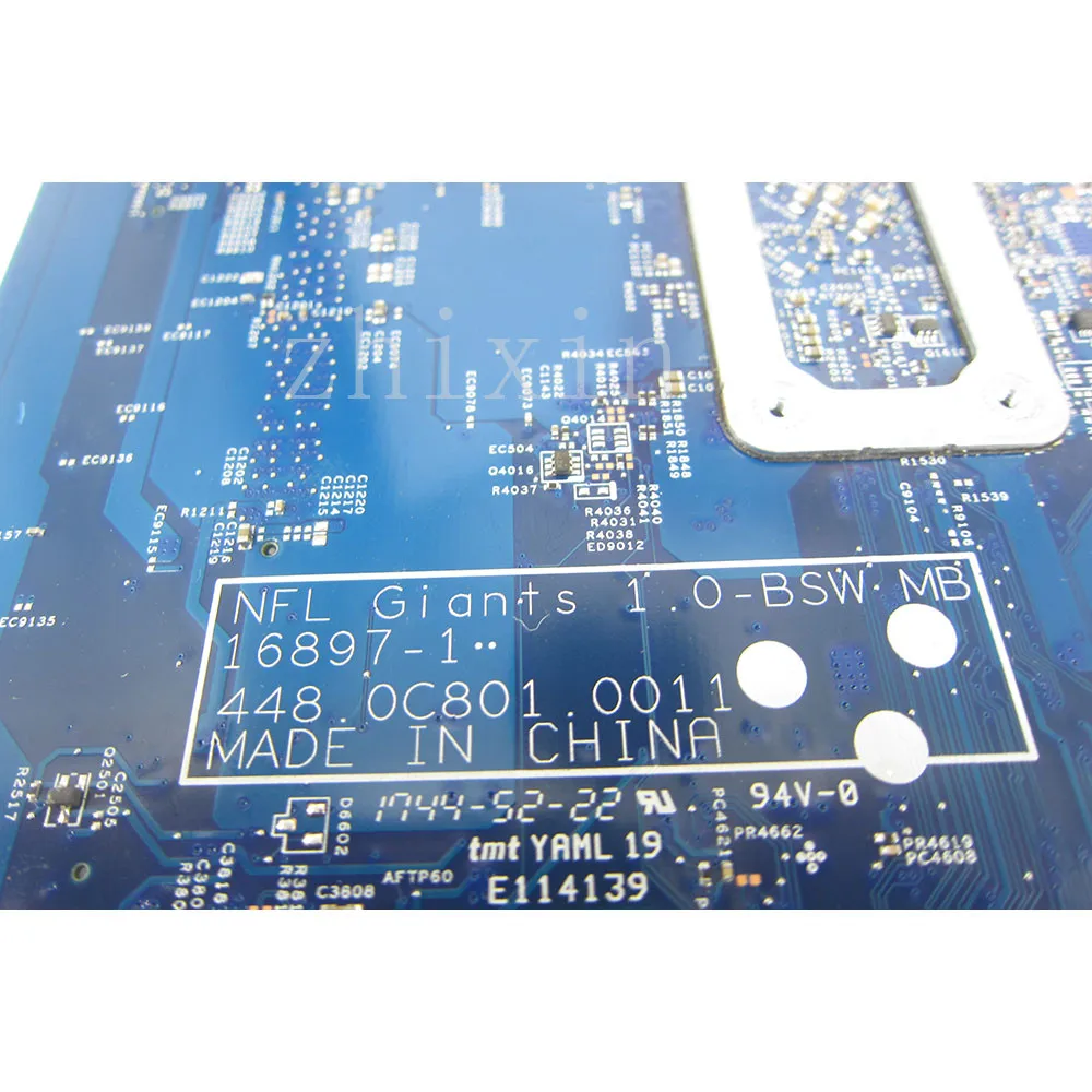 448.0C81.0011 for hp 17-BS 17-BS001DS Laptop motherboard with N3710 CPU  16897-1 notebook MAINBOARD  work well