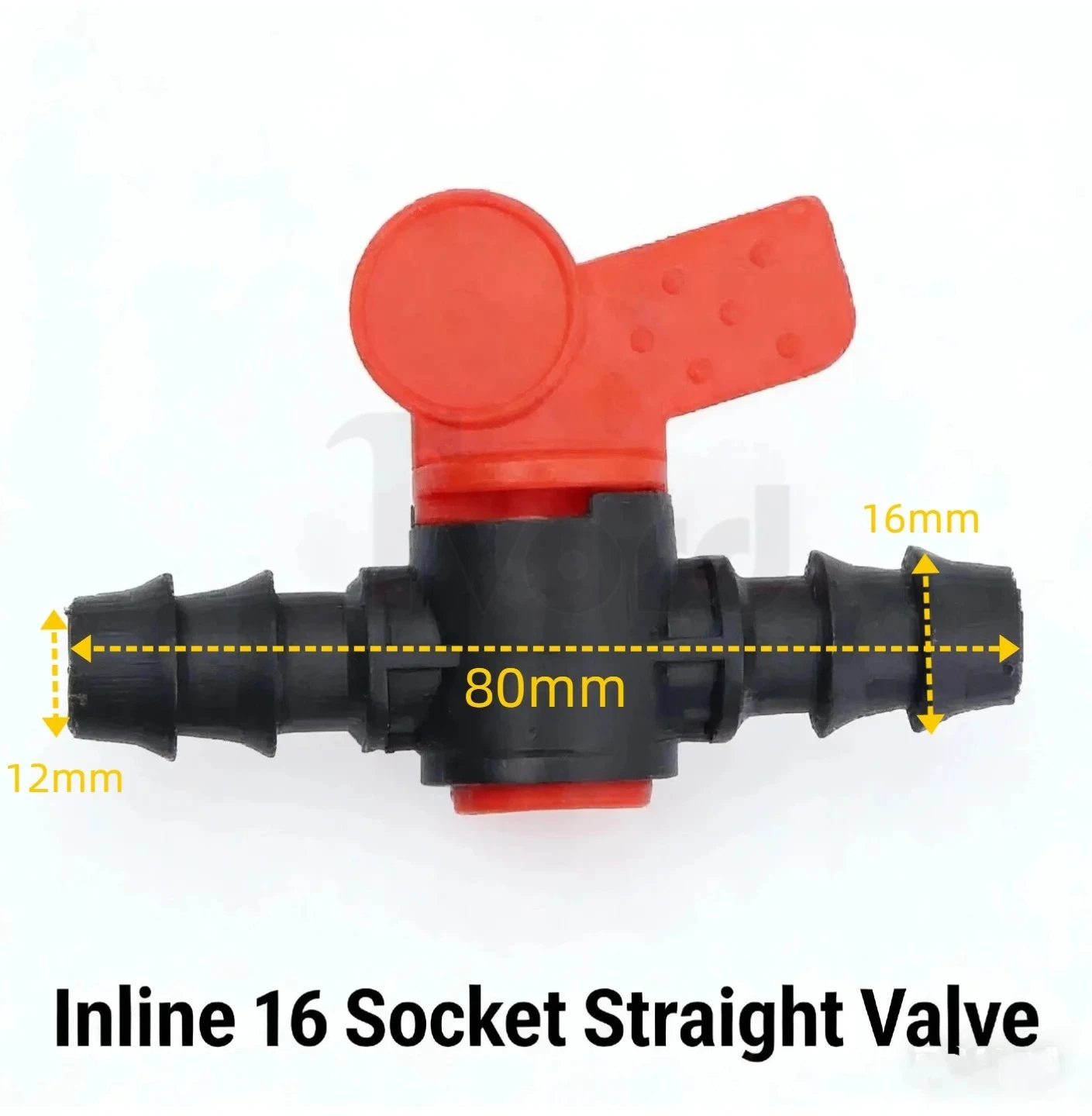 1-100PCS Valved Small Switch 16 Switch Accessories Bypass Valve Straight Water Pipe Connection Accessories