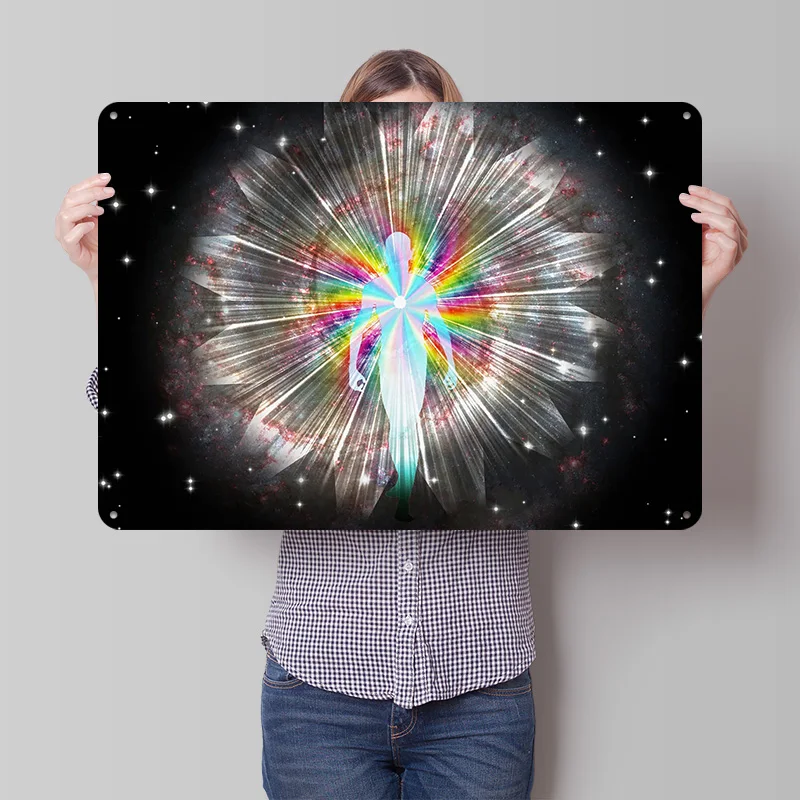 Soul in Rainbow Light Metal Poster Perfect Gift for Fans Lovers Personalized Wall Art Metal Sign for Home Decor Ornaments Items