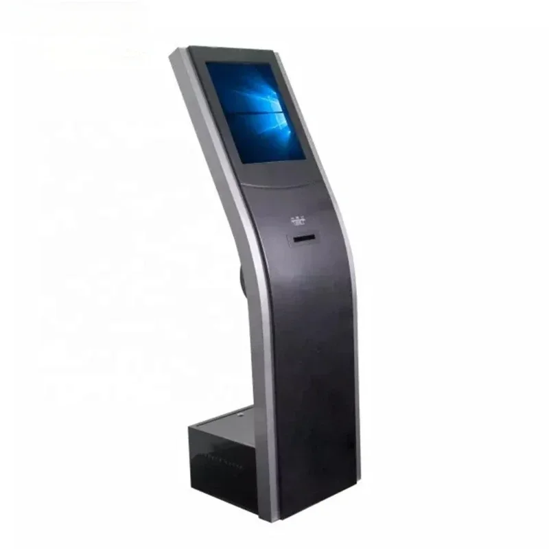 19inch self service queue management system take terminal printer kiosk