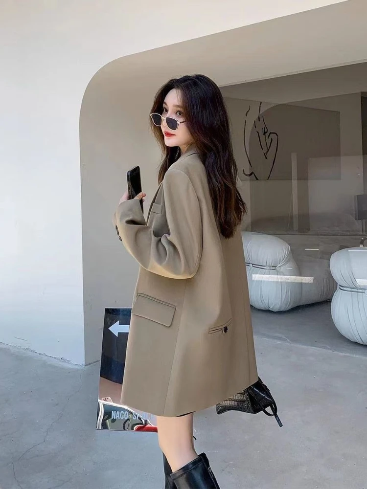 2026 Spring Fashion New Women's Elegant Suit Jacket with High End Design Sense Korean Professional Style Office Suit Jacket