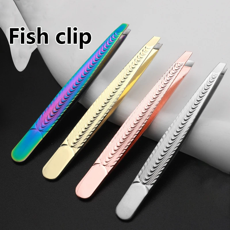 Vrouwen Professionele Wenkbrauw Pincet Trimmer Mannen Baard Wimper Brow Roestvrij Ontharing Clip Plucker Voor Gezicht Lash Makeup Tools