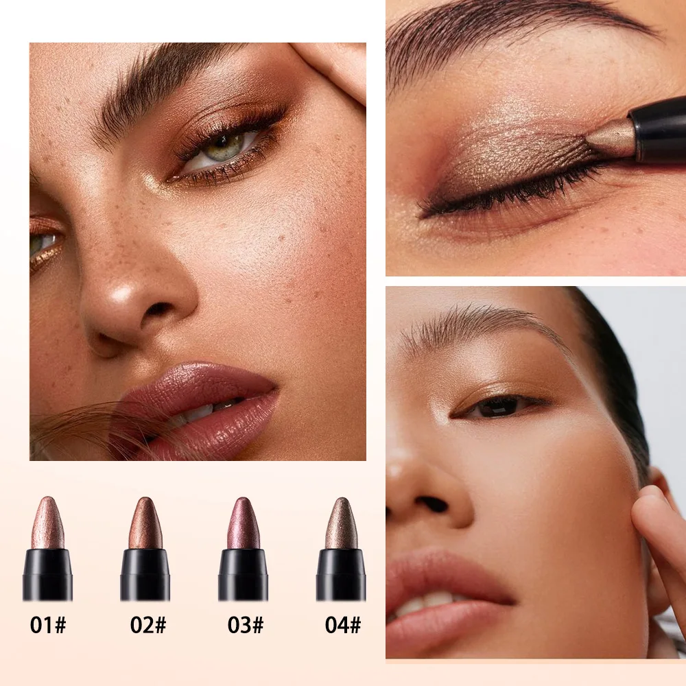 オールインワンアイメイクキット 6色アイシャドウスティック パールアイシャドウ ハイライター 防水 ヴィーガン処方 韓国メイクアップパレット